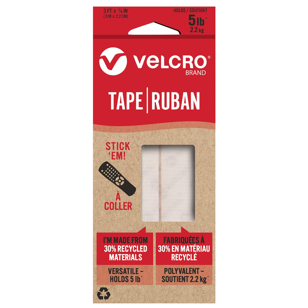 VELCRO® Brand Recycled Tape Roll